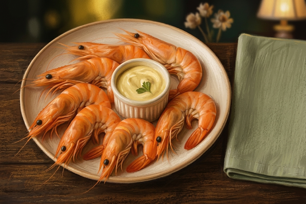 Crevettes roses