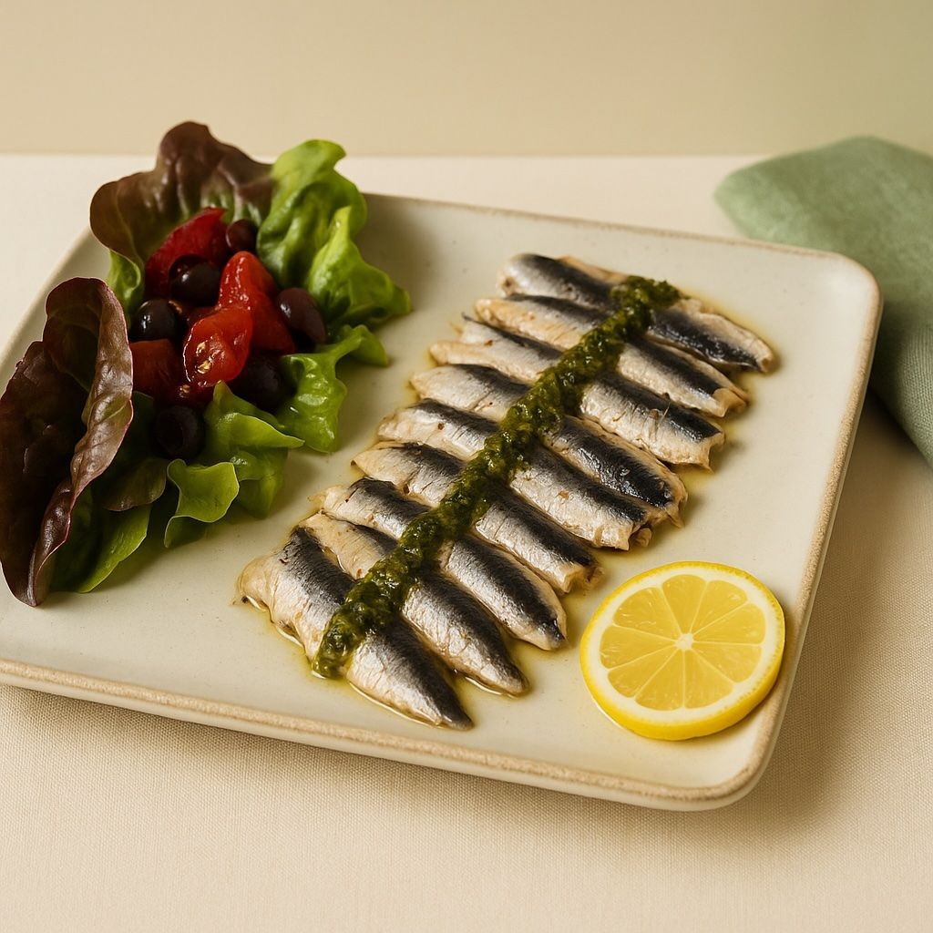 Sardines marinées