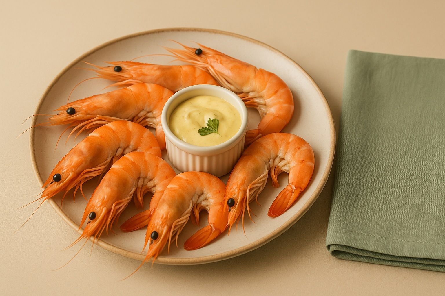 Crevettes roses